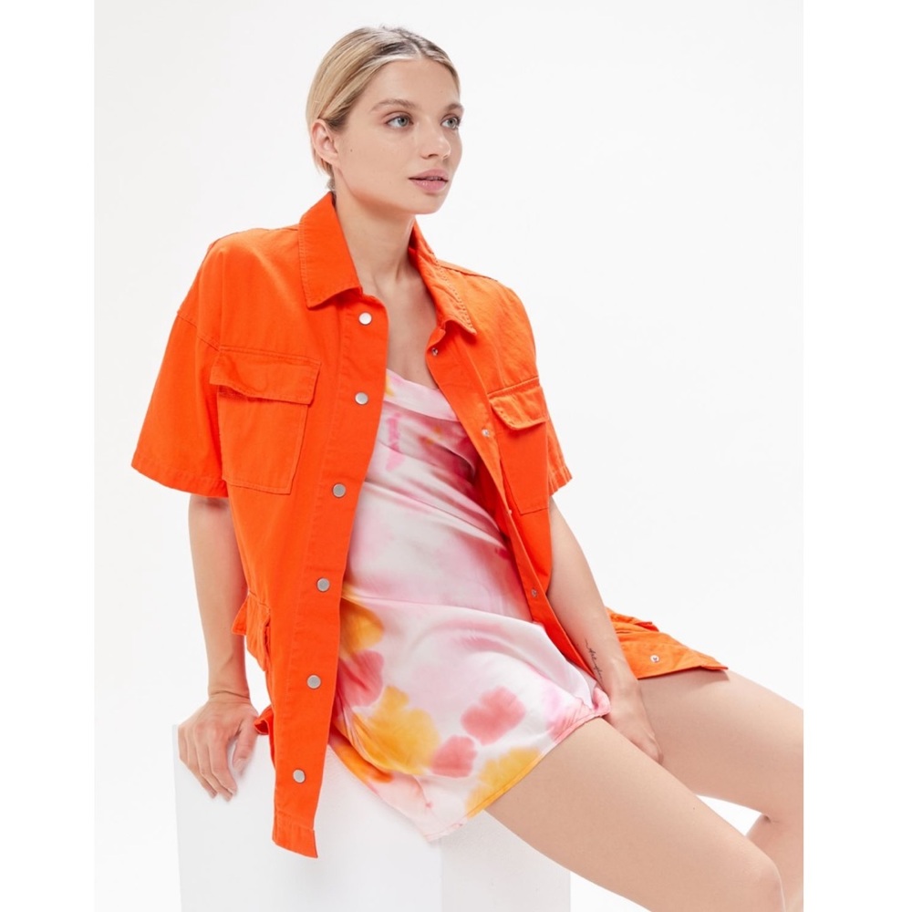 Short Sleeve Safari Jacket